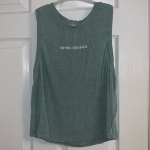 Never Look Back tank